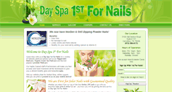 Desktop Screenshot of 1stfornails.com